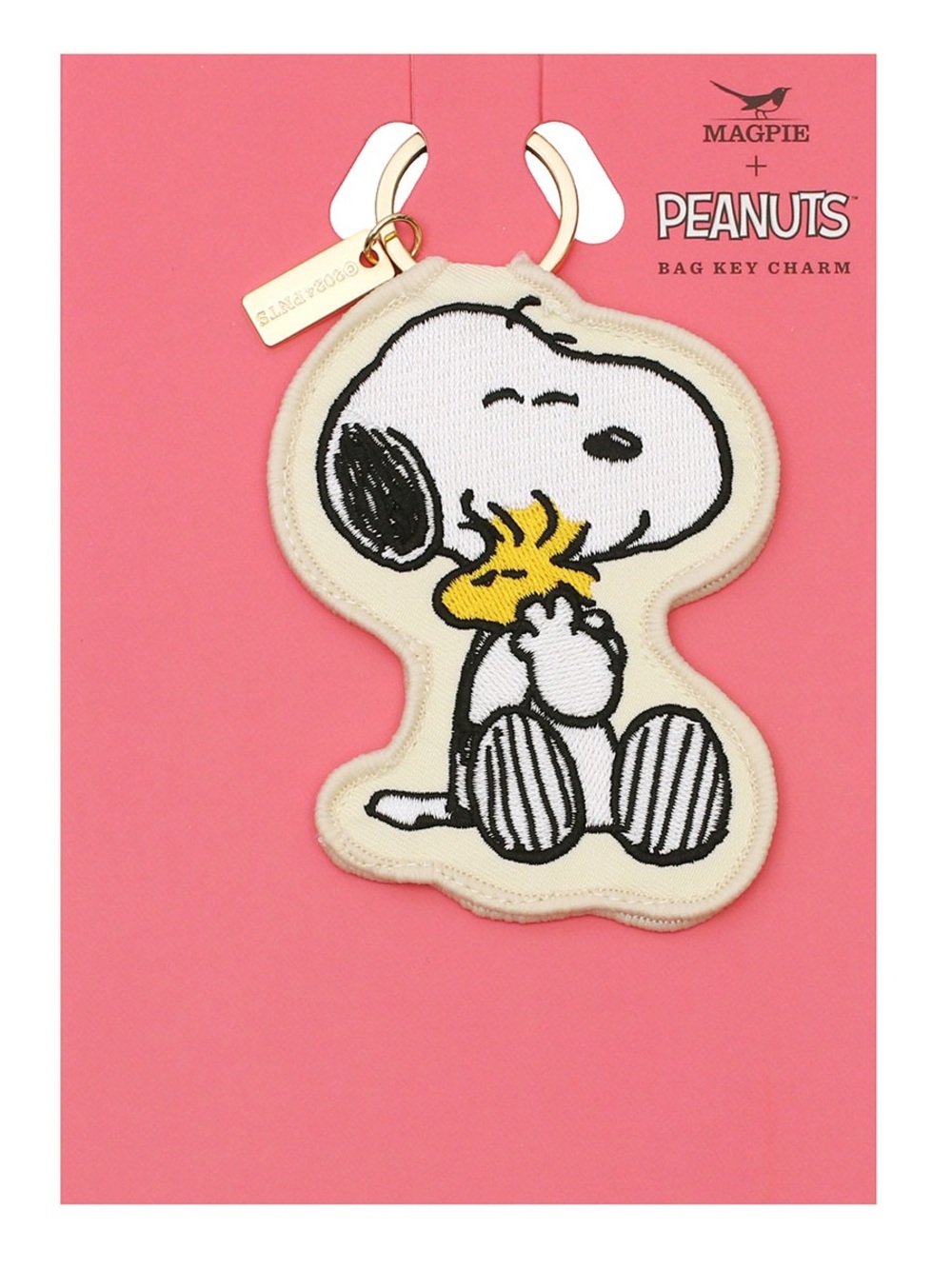 Magpie x Peanuts Snoopy Cream & Yellow Dog Key Charm
